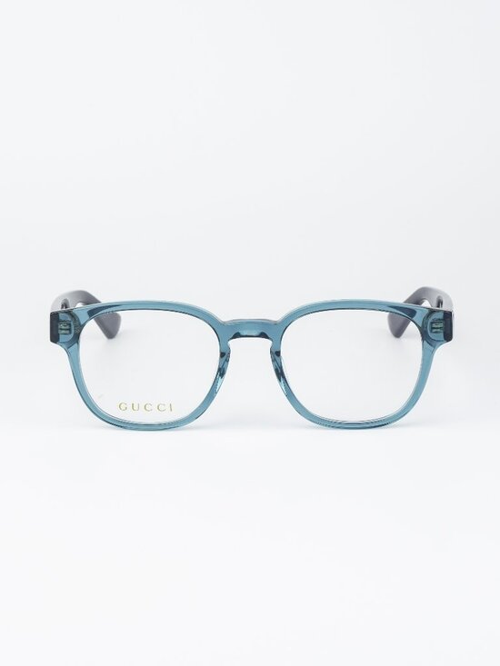 Gucci Women Eyeglasses Transparent Blue Square GG0927O 006 NEW AUTHENTIC main image 8